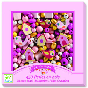 Perles en bois, Papillons