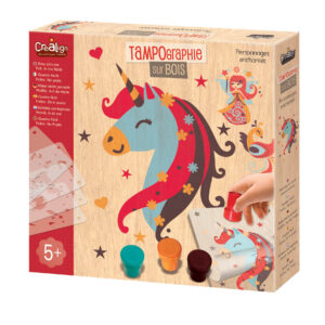 TAMPOGRAPHIE SUR BOIS PERSONNAGES ENCHANTEE