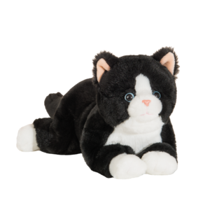 Schlenkerkatze schwarz 30 cm